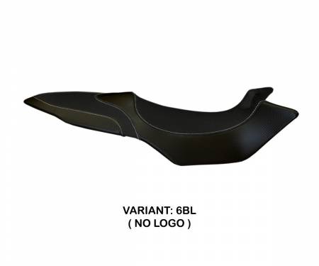 MVB85B2-6BL-2 Seat saddle cover Biella 2 Black (BL) T.I. for MV AGUSTA BRUTALE 675 2012 > 2015