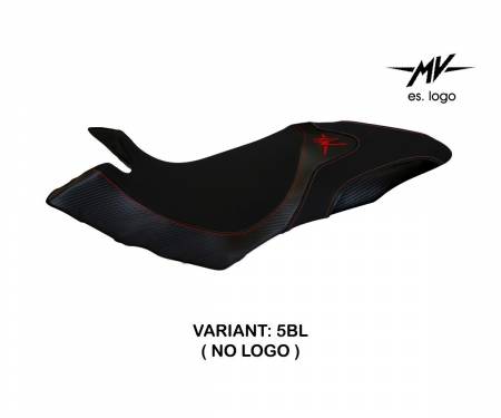 MVB8DA1-5BL-2 Seat saddle cover Aosta 1 Black (BL) T.I. for MV AGUSTA DRAGSTER 800 2014 > 2018