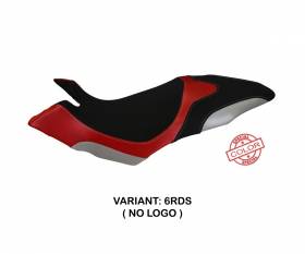Housse de selle Aosta Special Color Rouge - Argent (RDS) T.I. pour MV AGUSTA DRAGSTER 800 2014 > 2018