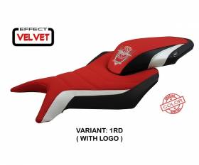 Housse de selle Fortuna Special Color Velvet Rouge (RD) T.I. pour MV AGUSTA BRUTALE 800 2016 > 2022