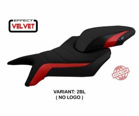 Housse de selle Fortuna Special Color Velvet Noir (BL) T.I. pour MV AGUSTA BRUTALE 800 2016 > 2022
