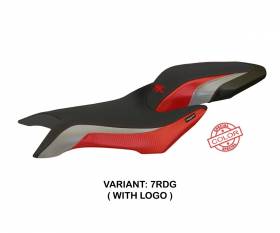 Seat saddle cover Zurigo Special Color Red - Gray (RDG) T.I. for MV AGUSTA BRUTALE 800 2016 > 2022