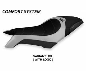 Seat saddle cover Dobrica 2 Comfort System Silver (SL) T.I. for MV AGUSTA DRAGSTER 800 2019 > 2022