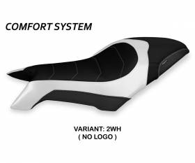 Housse de selle Dobrica 2 Comfort System Blanche (WH) T.I. pour MV AGUSTA DRAGSTER 800 2019 > 2022