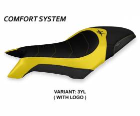 Seat saddle cover Dobrica 2 Comfort System Yellow (YL) T.I. for MV AGUSTA DRAGSTER 800 2019 > 2022