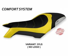 Seat saddle cover Dobrica Special Color Comfort System Yellow - Silver (YLS) T.I. for MV AGUSTA DRAGSTER 800 2019 > 2022