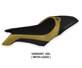 Seat saddle cover Lapovo 2 Gold (GL) T.I. for MV AGUSTA DRAGSTER 800 2019 > 2022