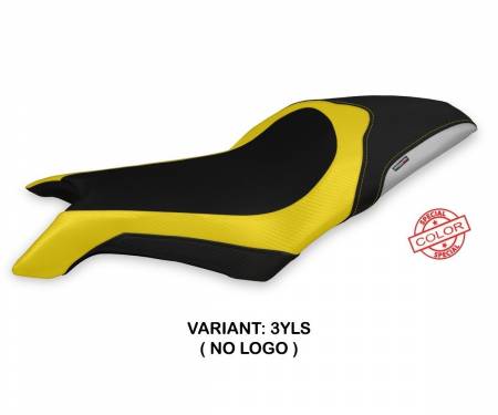 MVD8LS-3YLS-2 Seat saddle cover Lapovo Special Color Yellow - Silver (YLS) T.I. for MV AGUSTA DRAGSTER 800 2019 > 2022