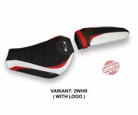 Seat saddle cover Savar Special Color Ultragrip White - Red (WHR) T.I. for MV AGUSTA F3 2012 > 2022