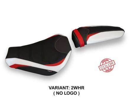 MVF3SS-2WHR-3 Seat saddle cover Savar Special Color Ultragrip White - Red (WHR) T.I. for MV AGUSTA F3 2012 > 2022