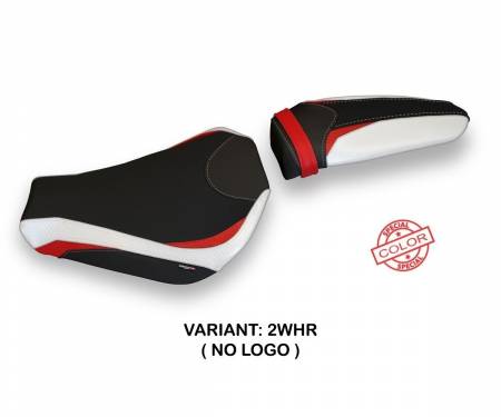MVF3TS-2WHR-3 Housse de selle Tirana Special Color Blanc- Rouge (WHR) T.I. pour MV AGUSTA F3 2012 > 2022