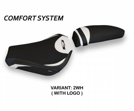 MVF3Z1-2WH-1 Seat saddle cover Zara 1 Comfort System White (WH) T.I. for MV AGUSTA F3 2012 > 2022