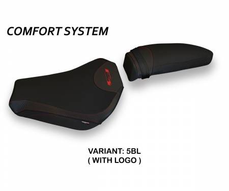 MVF3Z1-5BL-1 Housse de selle Zara 1 Comfort System Noir (BL) T.I. pour MV AGUSTA F3 2012 > 2022