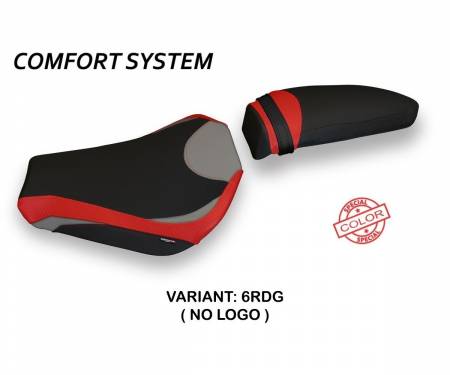 MVF3ZS-6RDG-3 Housse de selle Zara Special Color Comfort System Rouge - Gris (RDG) T.I. pour MV AGUSTA F3 2012 > 2022
