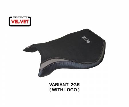 MVF99L-2GR-3 Rivestimento sella Laila Velvet Grigio (GR) T.I. per MV AGUSTA F4 1999 > 2009