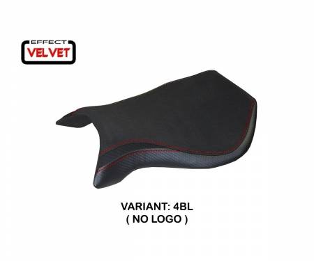 MVF99L-4BL-2 Seat saddle cover Laila Velvet Black (BL) T.I. for MV AGUSTA F4 1999 > 2009