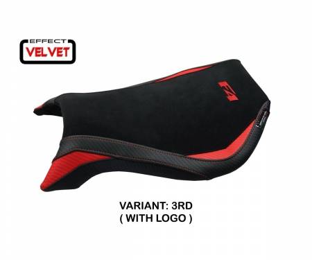MVF99NV-3RD-1 Rivestimento sella Natori Velvet Rosso (RD) T.I. per MV AGUSTA F4 1999 > 2009