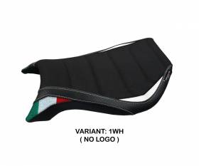 Seat saddle cover Yuza Trico Ultragrip White (WH) T.I. for MV AGUSTA F4 1999 > 2009
