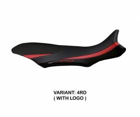 Seat saddle cover Sorrento 2 Red (RD) T.I. for MV AGUSTA RIVALE 800 2013 > 2018