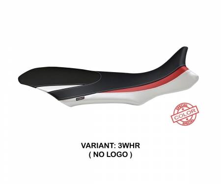 MVRV8SSC-3WHR-5 Seat saddle cover Sorrento Special Color White - Red (WHR) T.I. for MV AGUSTA RIVALE 800 2013 > 2018