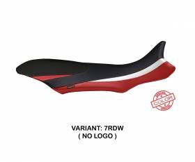 Seat saddle cover Sorrento Special Color Red - White (RDW) T.I. for MV AGUSTA RIVALE 800 2013 > 2018