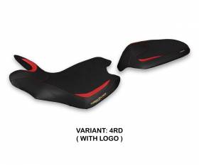 Seat saddle cover Balti Red (RD) T.I. for MV AGUSTA TURISMO VELOCE 2014 > 2022