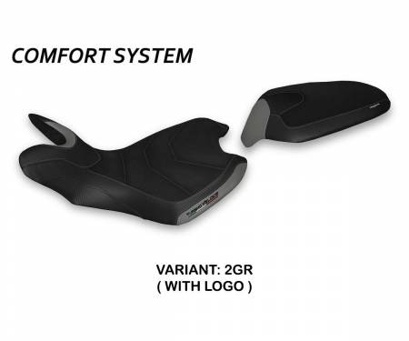 MVTVL-2GR-1 Seat saddle cover Lindt Comfort System Gray (GR) T.I. for MV AGUSTA TURISMO VELOCE 2014 > 2022