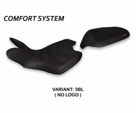 Seat saddle cover Lindt Comfort System Black (BL) T.I. for MV AGUSTA TURISMO VELOCE 2014 > 2022