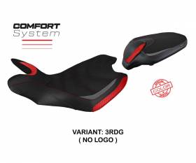 Seat saddle cover Sahara special color comfort system Red - Gray RDG T.I. for MV Agusta Turismo Veloce 2014 > 2020
