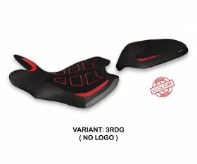 Seat saddle cover Zuata Special Color Ultragrip Red - Gray (RDG) T.I. for MV AGUSTA TURISMO VELOCE 2014 > 2022