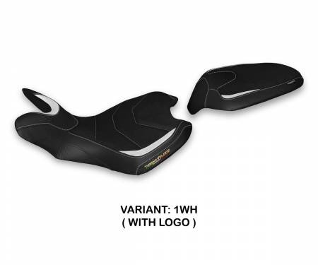 MVTVZ-1WH-1 Seat saddle cover Zuata Ultragrip White (WH) T.I. for MV AGUSTA TURISMO VELOCE 2014 > 2022
