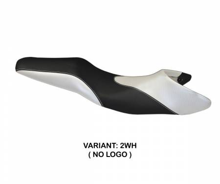 SG60MC-2WH-2 Rivestimento sella Mauro Carbon Color Bianco (WH) T.I. per SUZUKI GSR 600 2006 > 2011