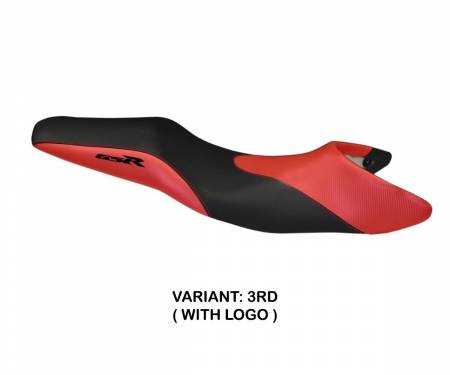 SG60MC-3RD-1 Seat saddle cover Mauro Carbon Color Red (RD) T.I. for SUZUKI GSR 600 2006 > 2011