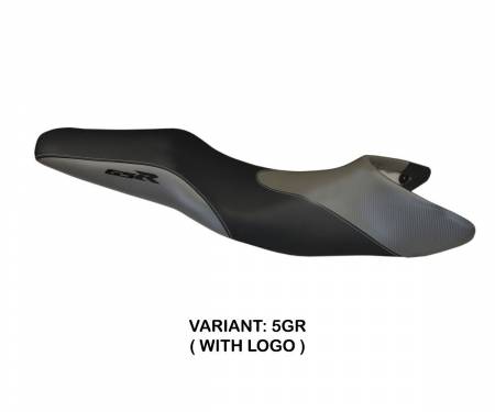 SG60MC-5GR-1 Housse de selle Mauro Carbon Color Gris (GR) T.I. pour SUZUKI GSR 600 2006 > 2011