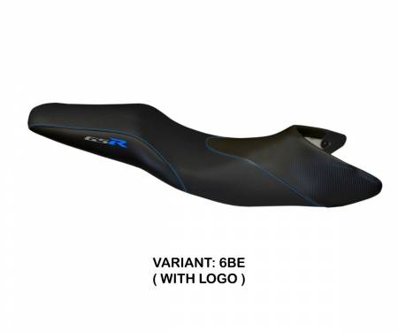 SG60MC-6BE-1 Seat saddle cover Mauro Carbon Color Blue (BE) T.I. for SUZUKI GSR 600 2006 > 2011