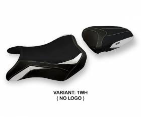 Seat saddle cover Derby 3 White (WH) T.I. for SUZUKI GSX S 750 2017 > 2021