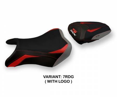 SG7SDS-7RDG-1 Seat saddle cover Derby Special Color Red - Gray (RDG) T.I. for SUZUKI GSX S 750 2017 > 2021