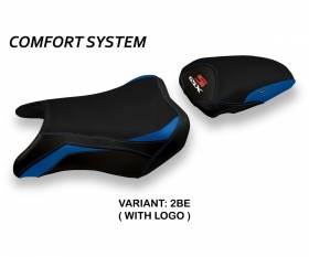 Housse de selle Hokota 1 Comfort System Bleu (BE) T.I. pour SUZUKI GSX S 750 2017 > 2021