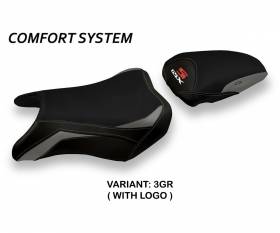 Housse de selle Hokota 1 Comfort System Gris (GR) T.I. pour SUZUKI GSX S 750 2017 > 2021