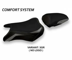 Seat saddle cover Hokota 1 Comfort System Gray (GR) T.I. for SUZUKI GSX S 750 2017 > 2021