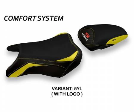 SG7SH1-5YL-1 Seat saddle cover Hokota 1 Comfort System Yellow (YL) T.I. for SUZUKI GSX S 750 2017 > 2021