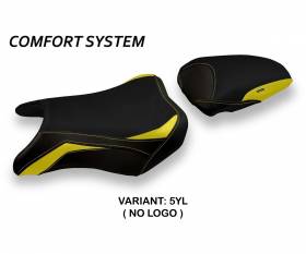 Housse de selle Hokota 1 Comfort System Jaune (YL) T.I. pour SUZUKI GSX S 750 2017 > 2021