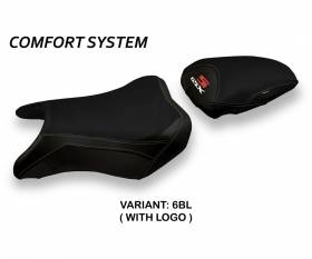 Rivestimento sella Hokota 1 Comfort System Nero (BL) T.I. per SUZUKI GSX S 750 2017 > 2021