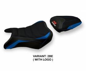 Seat saddle cover Kyoto 2 Ultragrip Blue (BE) T.I. for SUZUKI GSX S 750 2017 > 2021