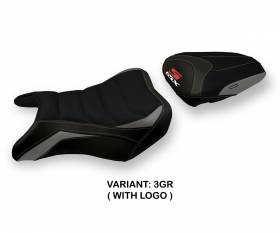 Seat saddle cover Kyoto 2 Ultragrip Gray (GR) T.I. for SUZUKI GSX S 750 2017 > 2021