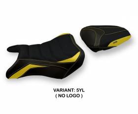 Seat saddle cover Kyoto 2 Ultragrip Yellow (YL) T.I. for SUZUKI GSX S 750 2017 > 2021