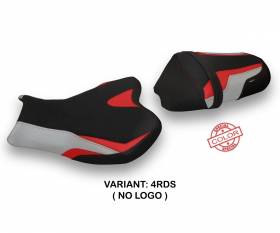 Seat saddle cover Cevio Special Color Red - Silver (RDS) T.I. for SUZUKI GSX R 1000 2009 > 2016