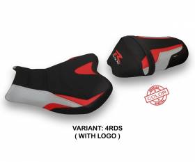 Seat saddle cover Dalian Special Color 1 Ultragrip Red - Silver (RDS) T.I. for SUZUKI GSX R 1000 2009 > 2016