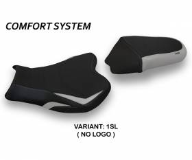 Seat saddle cover Itri 2 Comfort System Silver (SL) T.I. for SUZUKI GSX R 1000 2009 > 2016