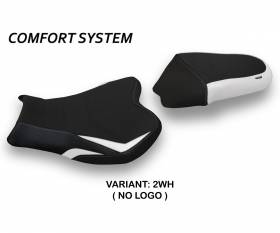 Housse de selle Itri 2 Comfort System Blanche (WH) T.I. pour SUZUKI GSX R 1000 2009 > 2016